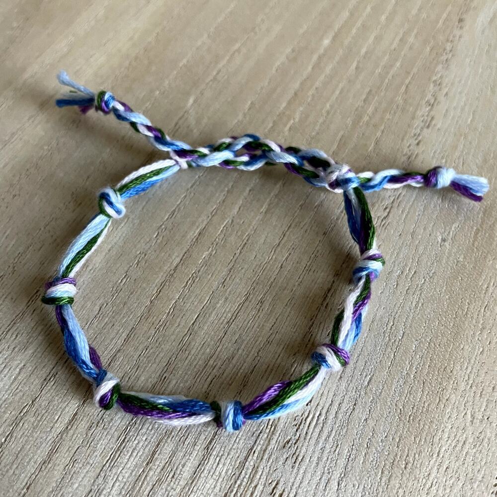 Carrie Bracelet anklet trendy comfortable tie embroidery thread woven gift